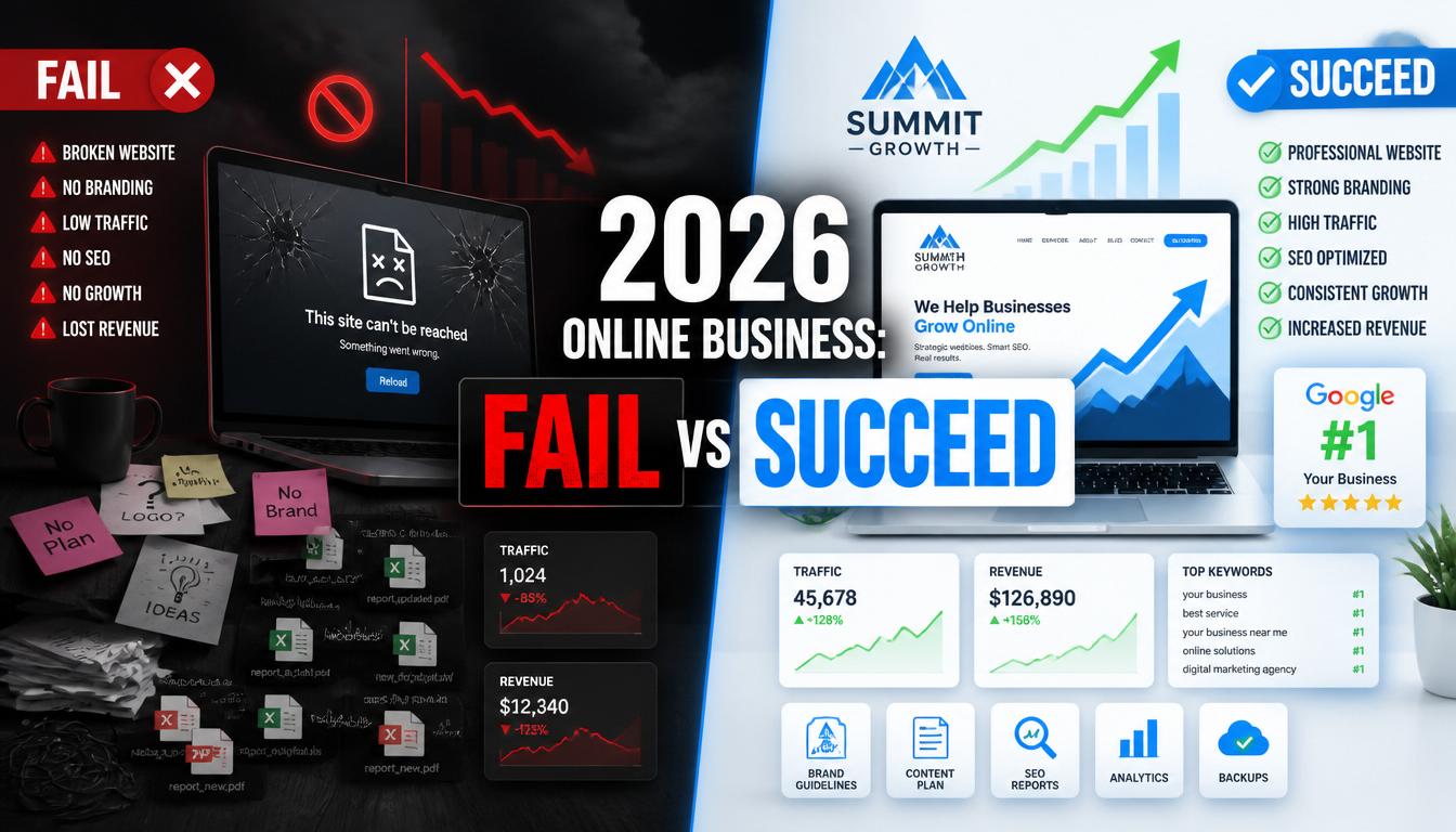 Small Businesses Fail Online 2026