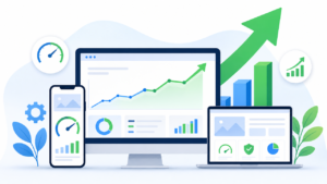 UK business website results showing increased leads after professional web development