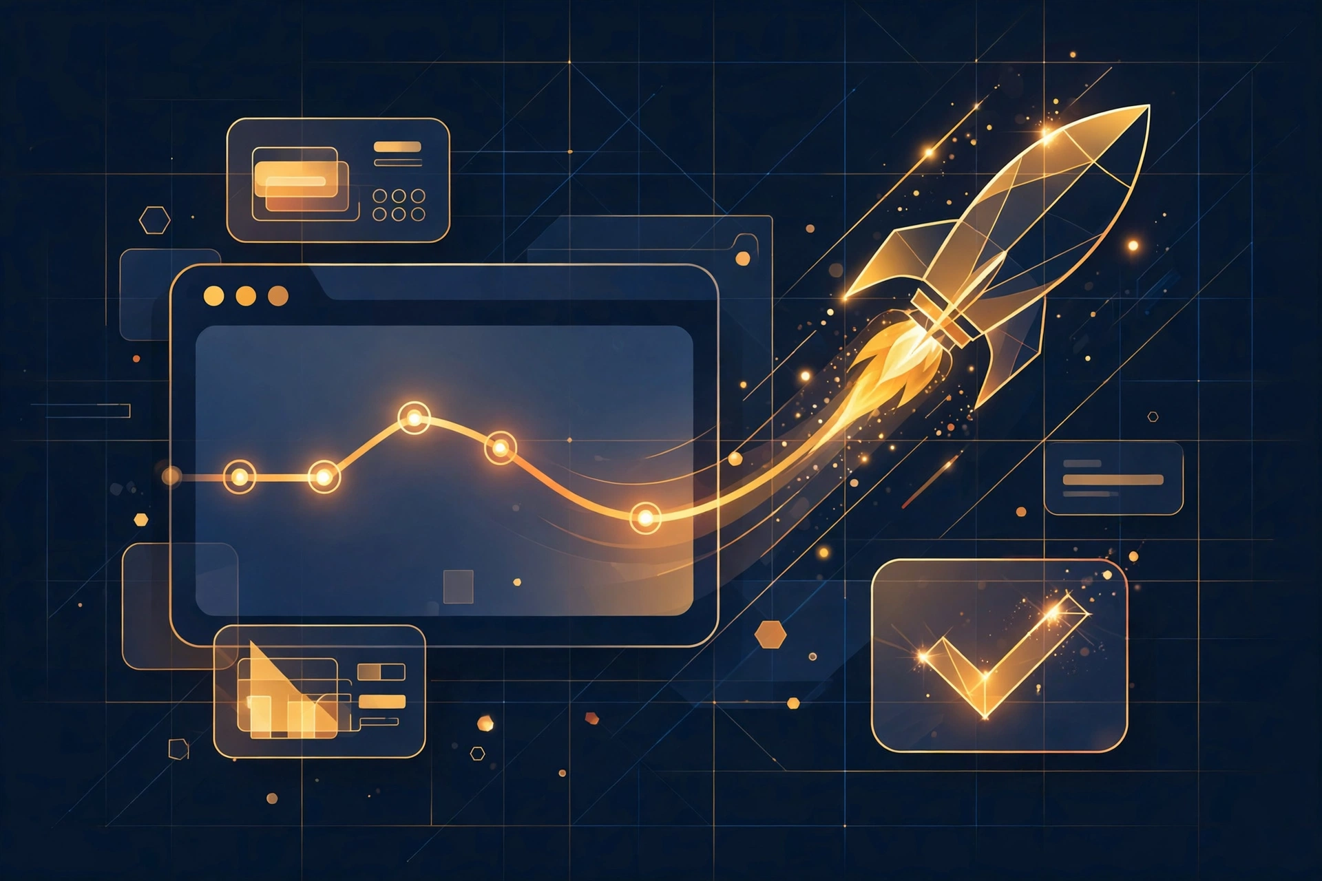 How long does it take to build a website — illustrated timeline and launch graphic